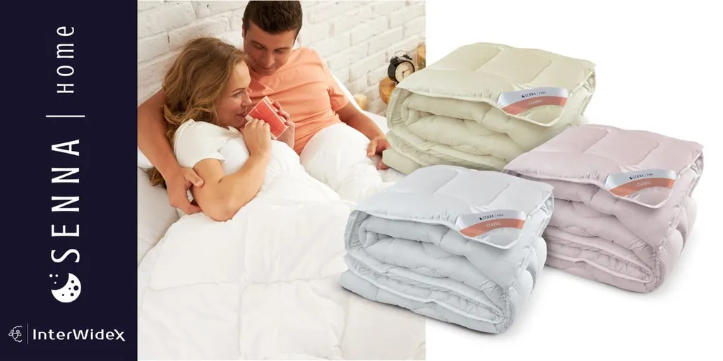 Piumino Matrimoniale 180x200 Senna Home Classic Termo Bianco Caldo - 4