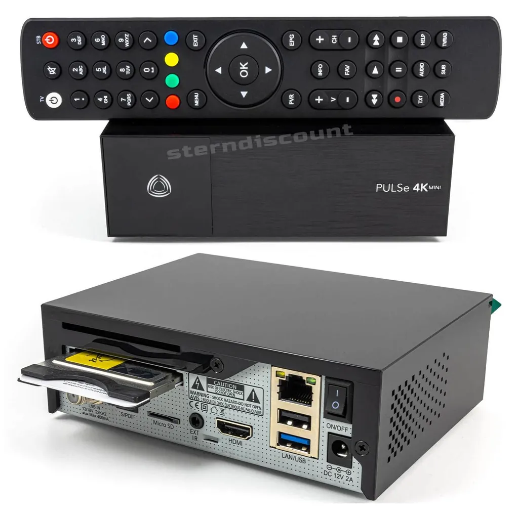 Décodeur Satellite AB PULSe 4K MINI SE Linux Enigma2 avec Tuner S2X - 21