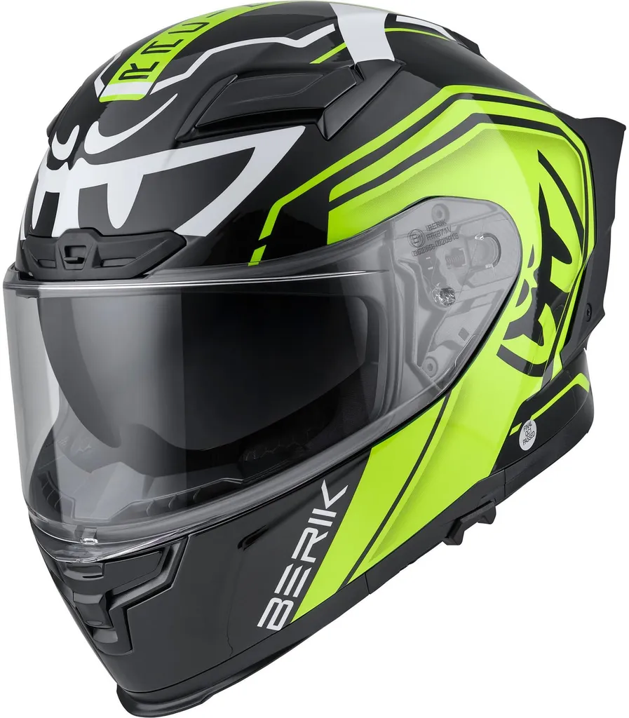 Casque de moto intégral Berik FF871 grand confort anti-buée 2XL