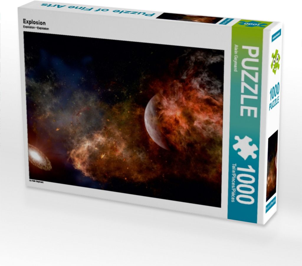 Calvendo Explosion 1000 Teile Puzzle quer 640x480mm, Gaymard Alain; 7373875