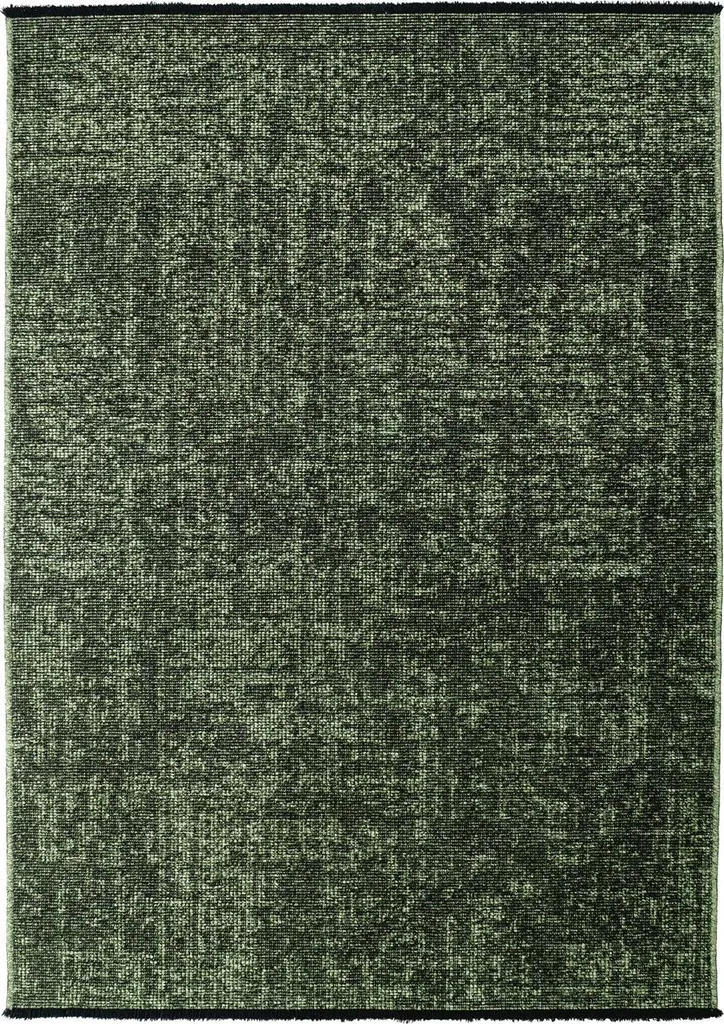 Tapis Space 1900 vert 80x150 cm - Revêtement de sol vintage rétro chic