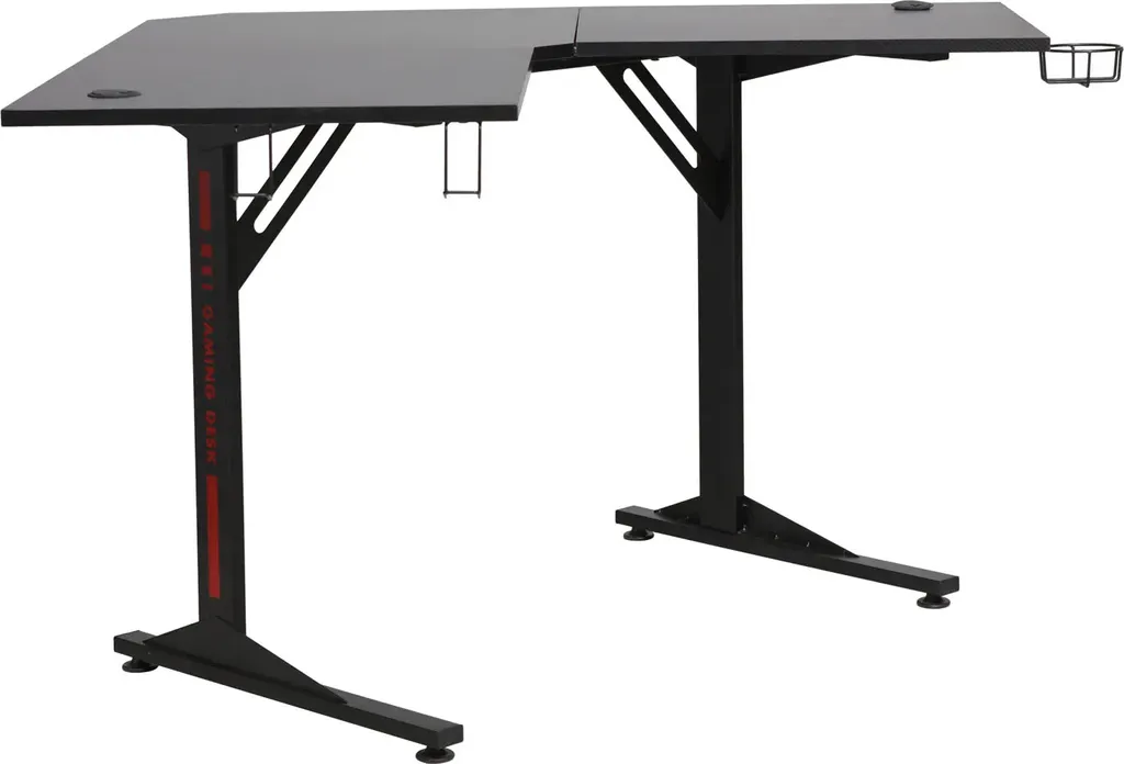 Bureau ANGUS noir style industriel minimaliste pour bureau et studio