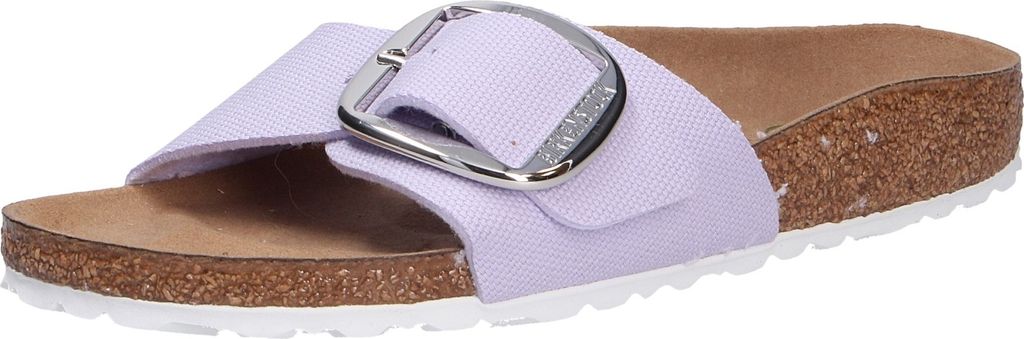 Birkenstock Damen Pantolette, rosa/pink(vegancanvaspurplefog (11637)), Gr. 37