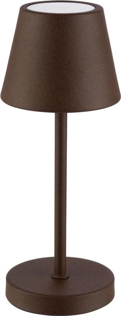 APS 17073 MERLE MICRO Kabellose USB-C Tischleuchte, Fartemperatur und Helligkeit einstellbar, spritzwasssergeschützt IP 54, inkl. Dockinstation un...