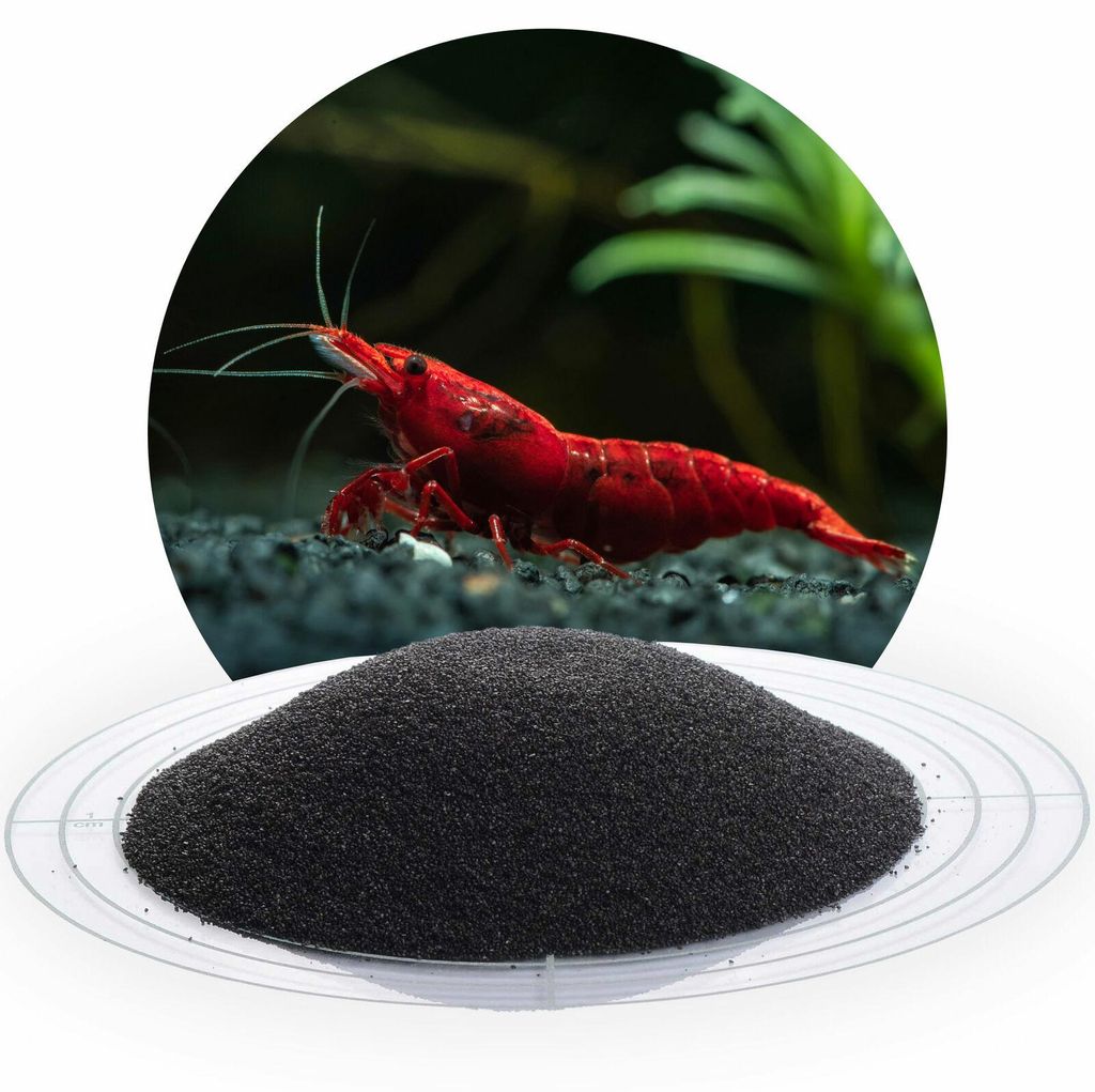 Schicker Mineral-Aquariumsand schwarz 25 kg-0,4-0,8mm Produktbild 