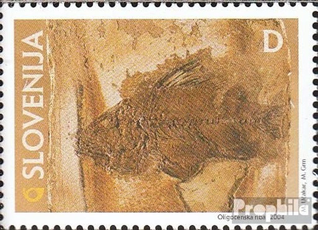 Briefmarken Slowenien 2004 Mi 466 (kompl.Ausg.) postfrisch Fossilien