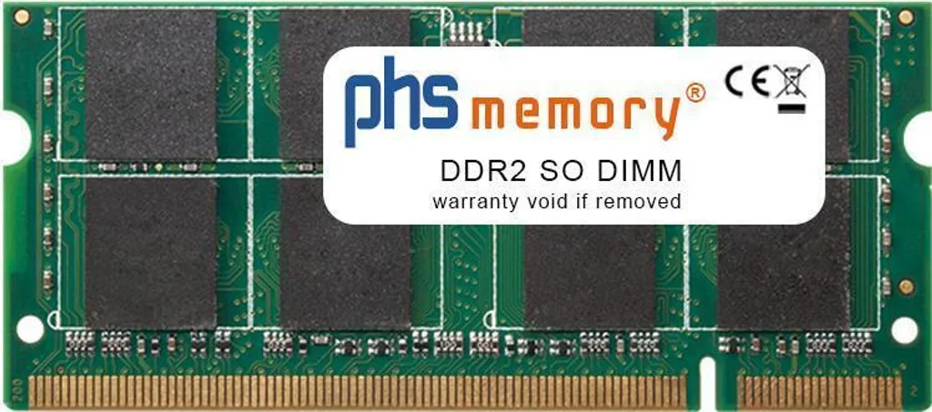 PHS-memory 4GB di memoria RAM per Sony VAIO VGN-FW46M/L DDR2 SO DIMM 800MHz (SP143564)