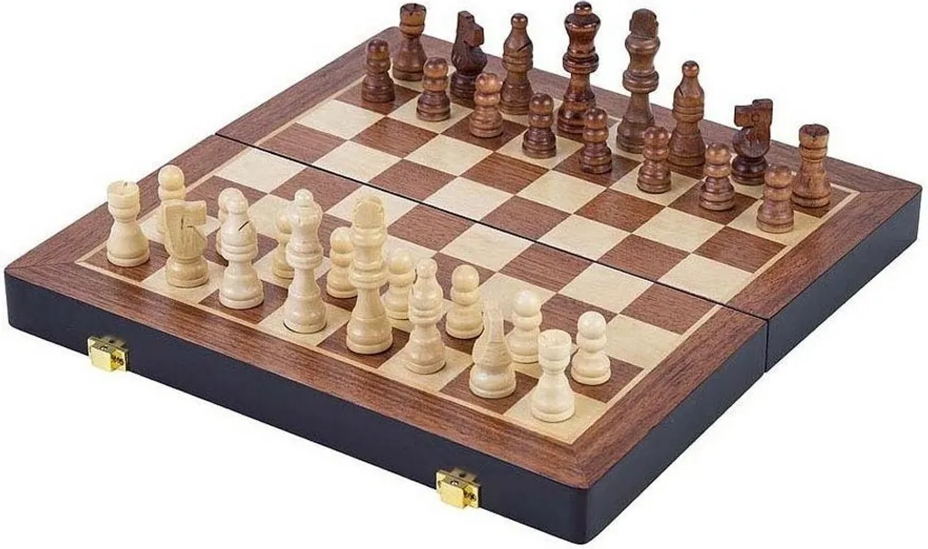 Set d'échecs classique en bois pour adultes et enfants - Modèle nomade