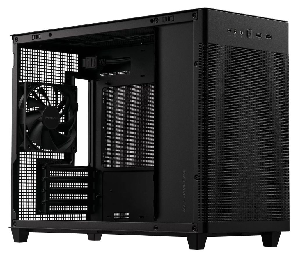 AP201 PRIME CASE TG Mini Tower Schwarz Produktbild 