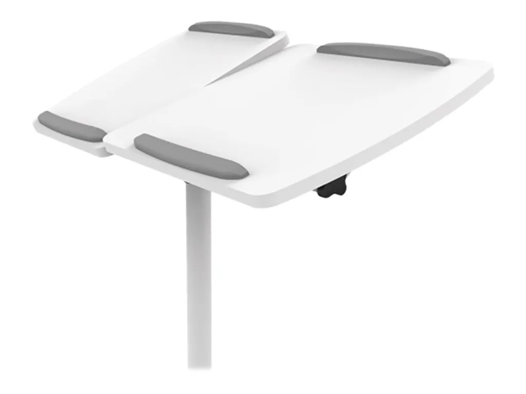 Support ordinateur portable et projecteur inclinable blanc max 10kg - 9