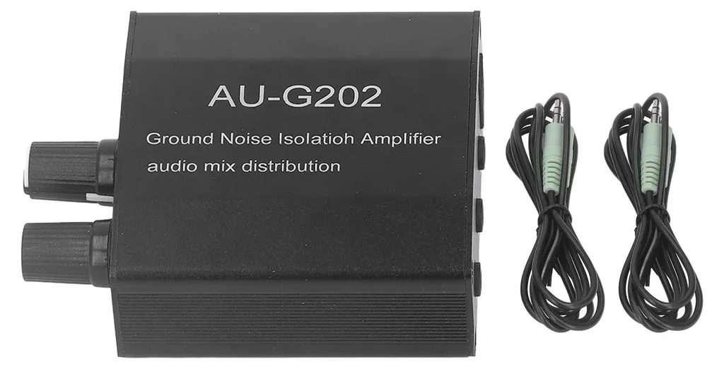 Répartiteur audio et préampli stéréo actif avec câbles secteur 12V