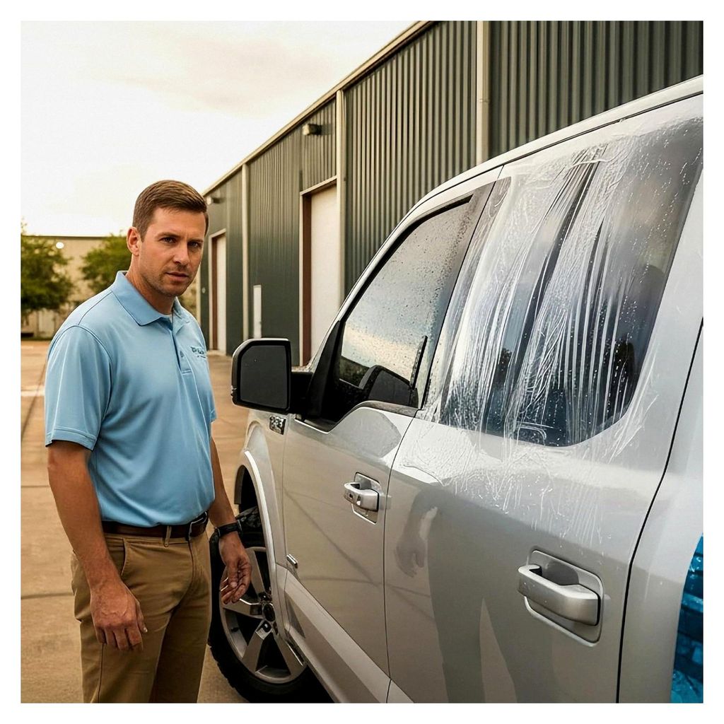 Abdeckung für beschädigte Autofenster | Vorgeschnittene Reparaturfolie, 80 x 120 cm klare wasserdichte Fensterabdeckung mit doppelseitigem Klebeband