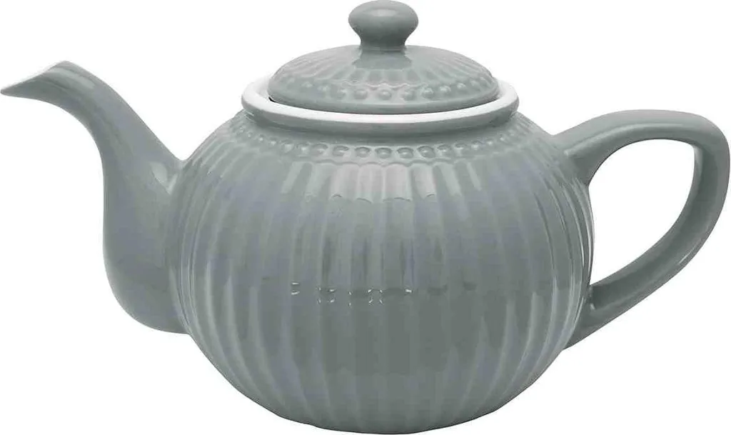 Brocca Teiera GreenGate Alice Grigio 1L - Qualità Danese Garantita