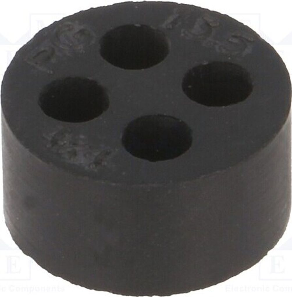 1x Einsatz für 4mm IP68 M20 NBR HT-MFDE Anz.Öffn: 4 HELUTOP HT-MFDE M20 4X4 Inser