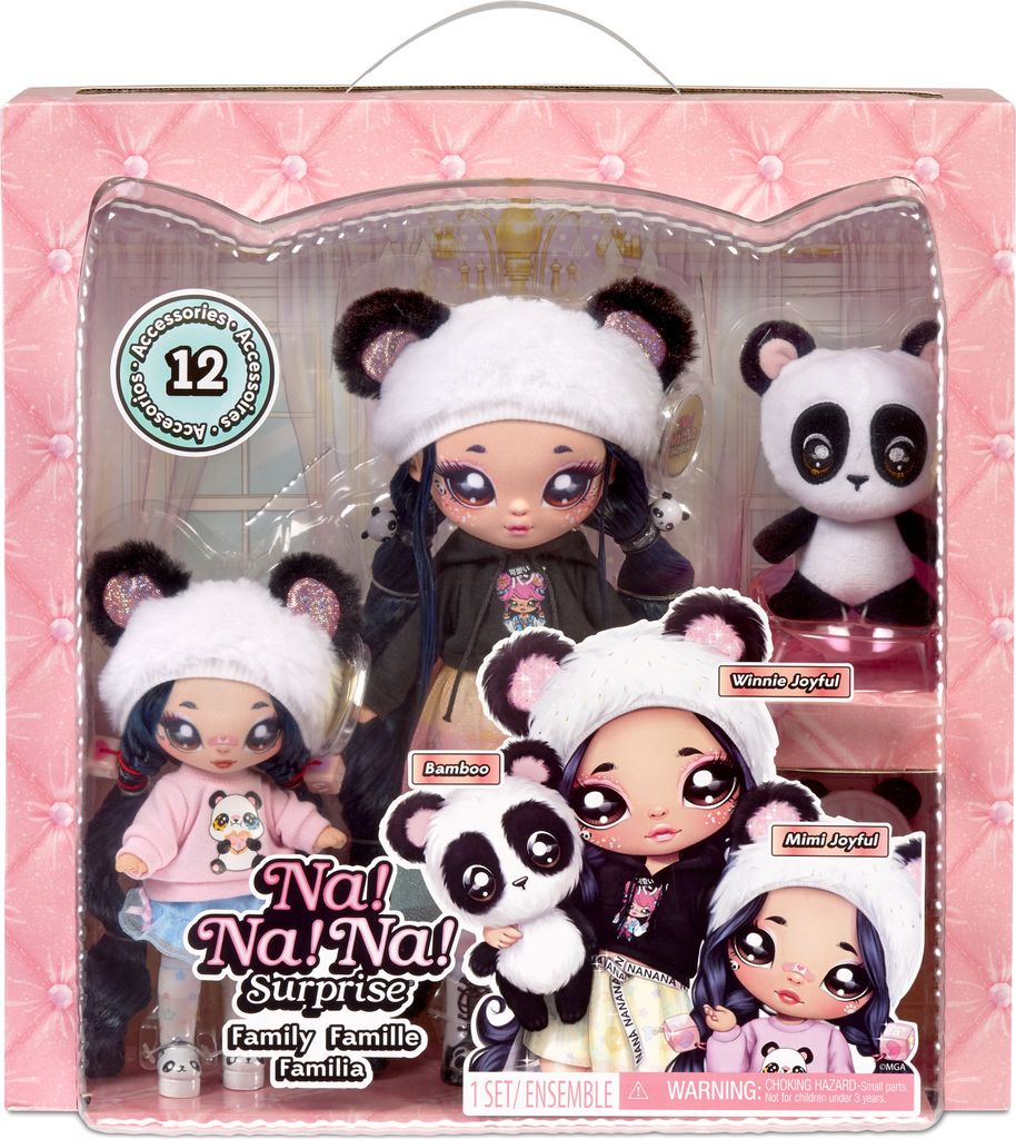 Na! Na! Na! Surprise Family Panda Family Playset Obrázek produktu 