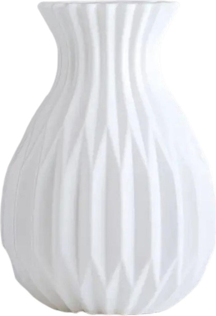 Blumenvase aus Kunststoff, minimalistisch, modern, Blumen- und Pflanzenhalter, Behälter, für Zuhause, Büro, Wohnzimmer, Tischdekoration, dekorat...