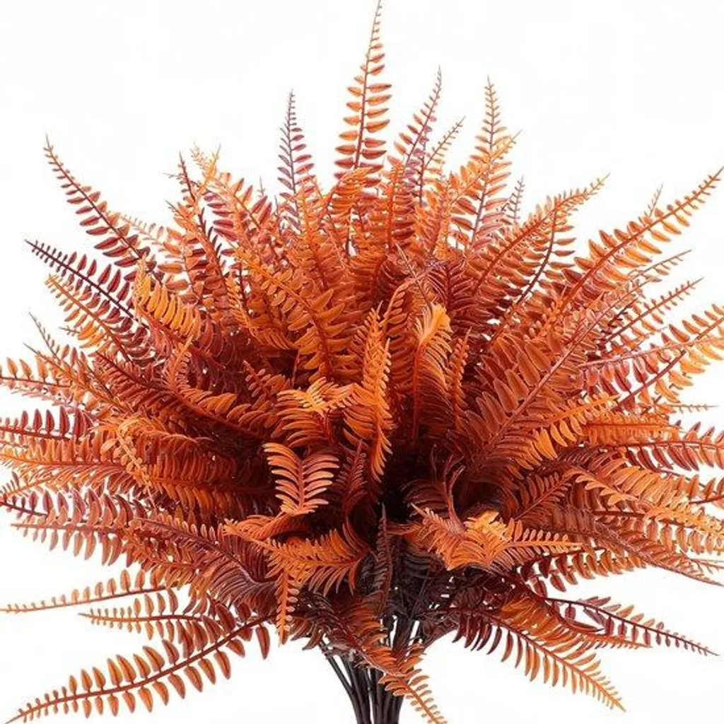 Lot de 6 fleurs artificielles d'automne arbustes résistants aux UV