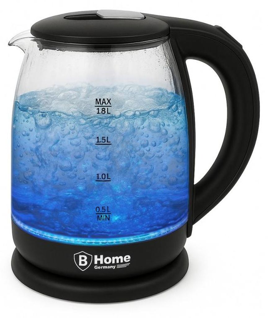 Bollitore in vetro LED 1,8 L in acciaio inox bollitore Immagine del prodotto 