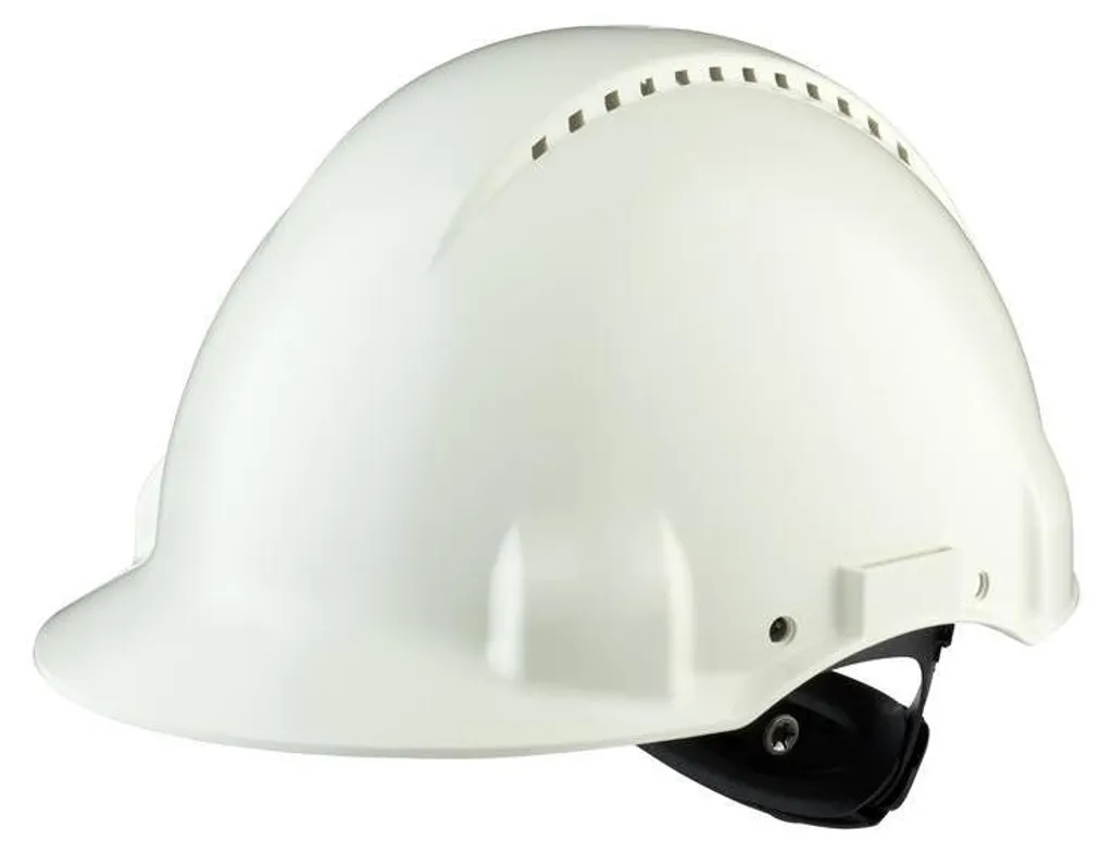 Casque de sécurité 3M G3000 Uvicator Blanc Ventilé à Cliquet x20 - 3