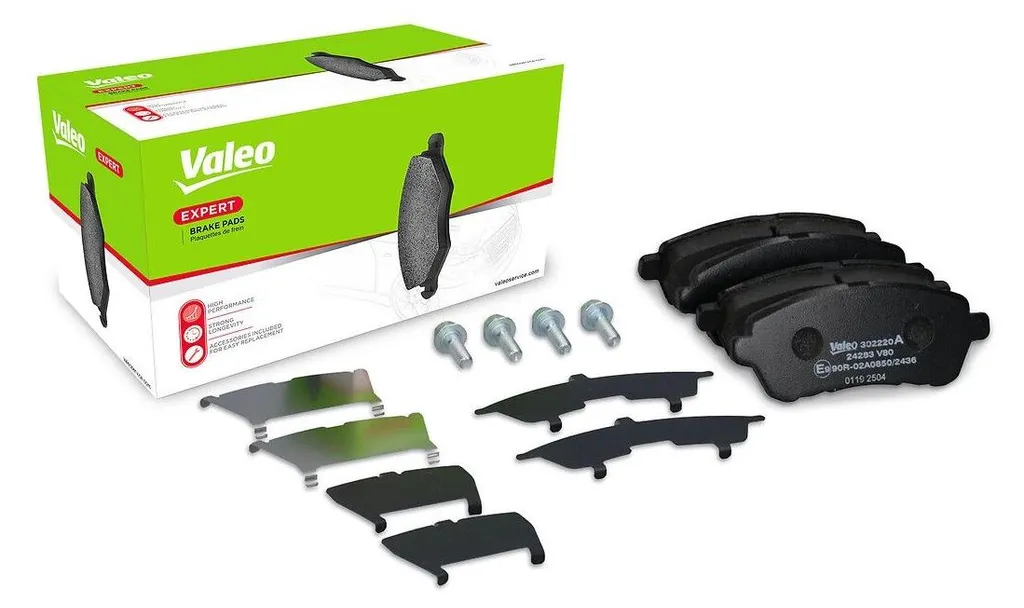 Plaquettes de frein VALEO haute performance 16,4 mm pour FORD FIESTA