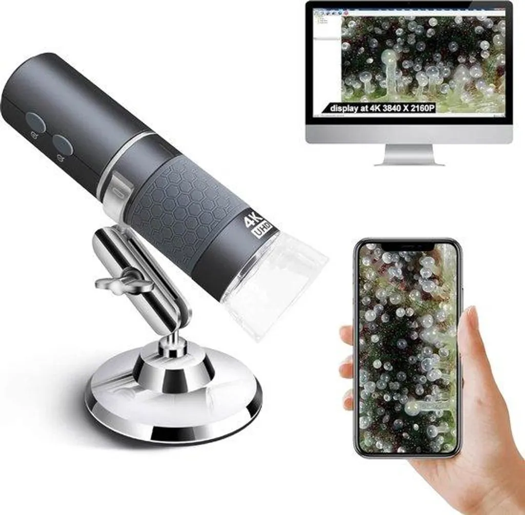 Microscope numérique pour explorer la nature et les insectes sur smartphone