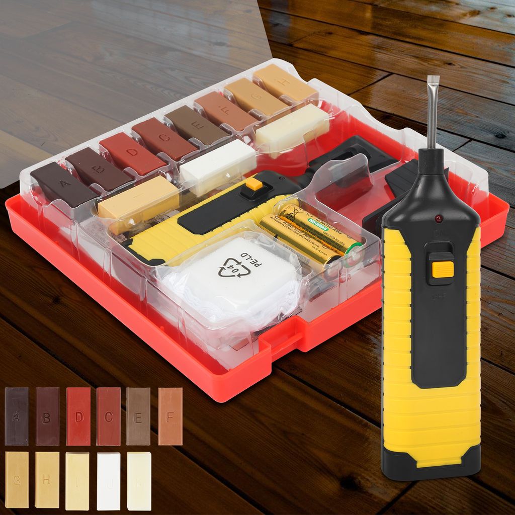 SWANEW Holz Reparatur Set für Laminat und Parkett mit 11 Produktbild 