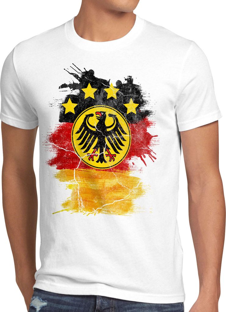 style3 Deutschland Wappen WM 2026 Herren T-Shirt Fußball Weltmeisterschaft Trikot Bundesadler WM