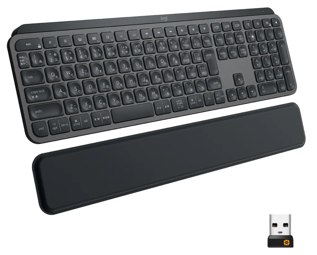 Clavier sans fil Logitech MX Keys Advanced QWERTY Anglais Graphite RF BT