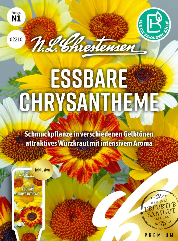 Essbare Chrysantheme | Blumensamen von N.L. Chrestensen