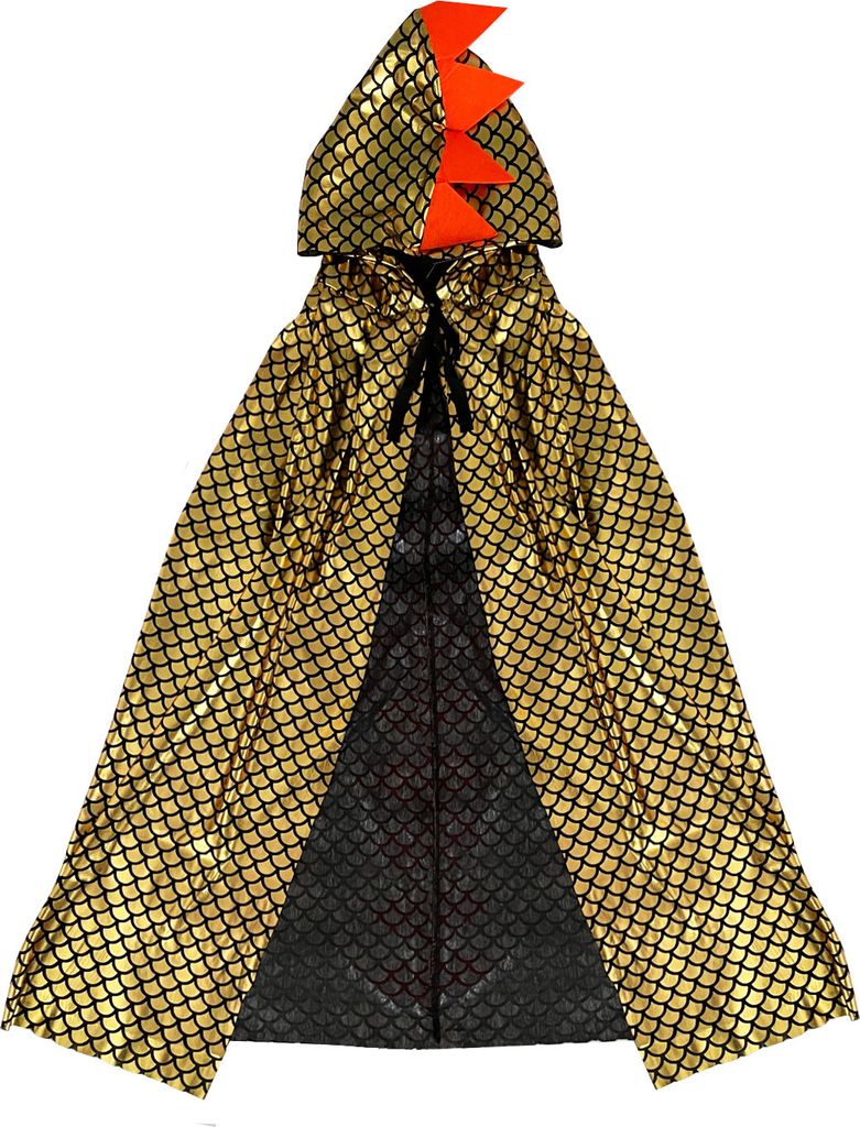 Oblique Unique® Hexen-Umhang Schwarz Aus Samt – Cape Für Halloween, Karneval & Mottopartys, 165 Cm