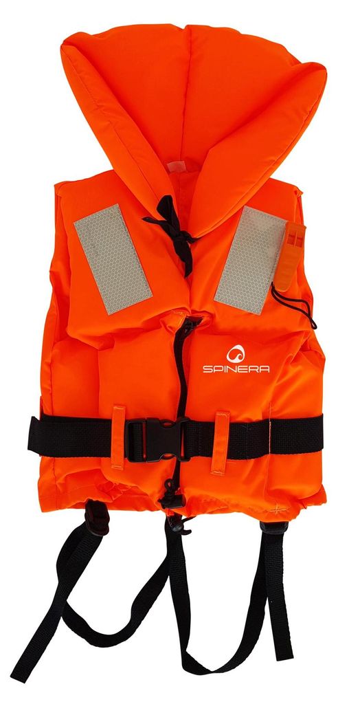 Spinera Superfit Rettungsweste 100N Schwimmweste Nylonweste Regattaweste orange - Groesse: 20-30KG Child