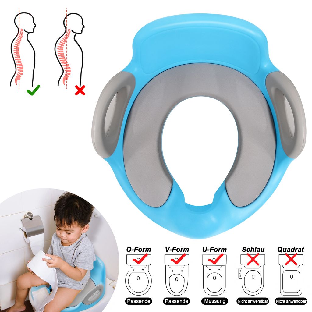 sicheres Material zu schützen Baby Rosa Baby Training Toilette Töpfchen Stuhl Kinder Kleinkind Töpfchen 