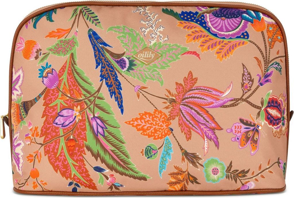 Oilily Kulturbeutel Chelsey Cosmetic Bag Bamboo beige