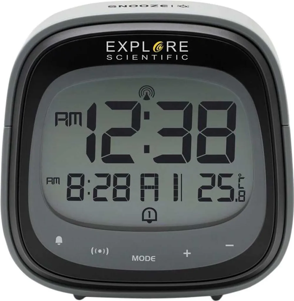 Réveil digital à quartz Explore Scientific RDC3006 avec écran LCD clair - 12