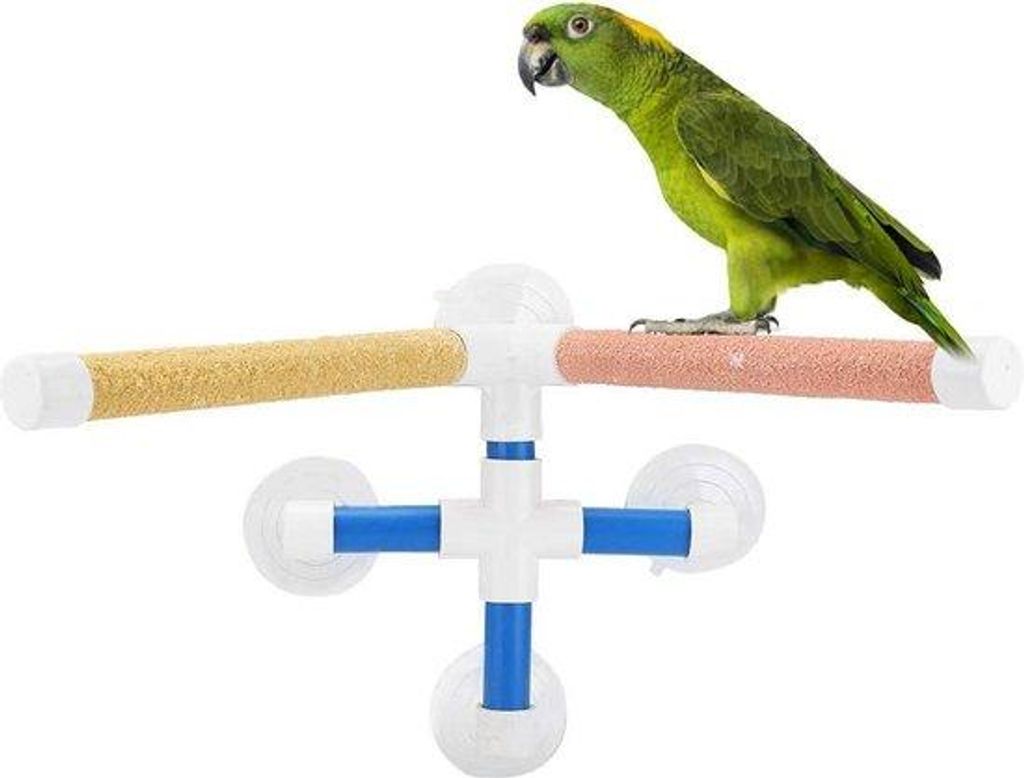 Vogelbaars mit Zahnfuss für Fenster, steifes und hängendes Plattform für Vogelhäuschen.