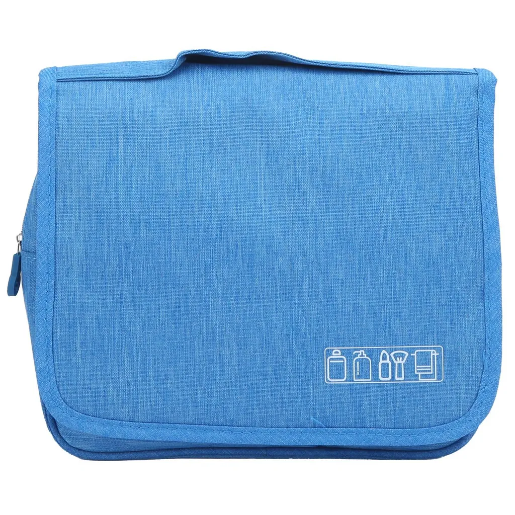 Borsa Cosmetici Blu Cielo: Beauty Case Viaggio Grande Capacità Impermeabile
