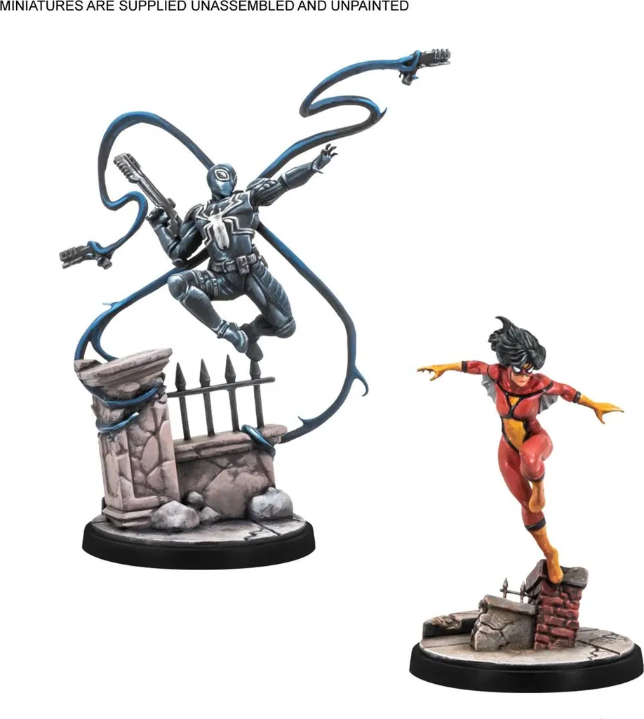 Marvel Crisis Protocol Web-Swinging Heroes Pack de Jeu de Figurines - 5