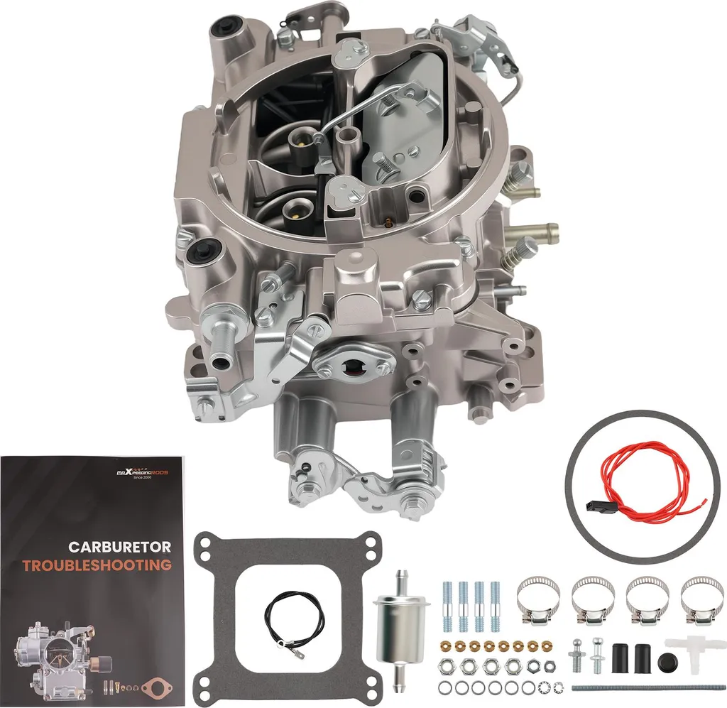 Carburateur 600 CFM pour Chevy Corvette Camaro V8 5,0L 5,7L Starter Manuel