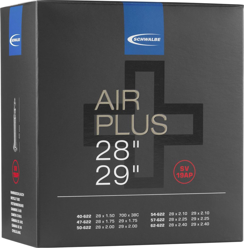 Schwalbe SV19AP Air Plus 28/29x1.50-2.40 pouces 40/62-622 Image du produit 