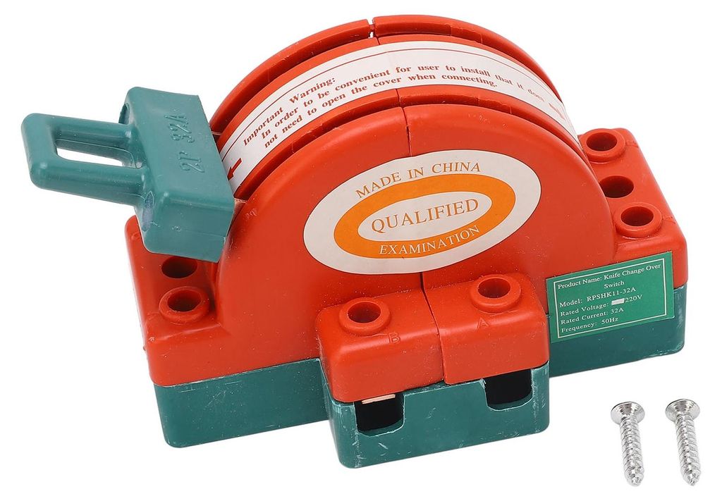 DPDT Trennmesserschalter Power Reverse Change Over 2 Pole Double Throw AC220V 32A