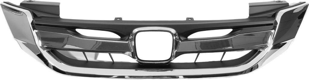Front Hood Bumper Grille Grill Front Bumper Upper Grille Assembly für Honda Accord 2013-2015 4-Türer Limousine Chrom Silber Ton Schwarz