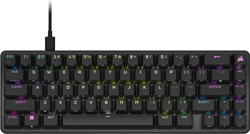 Corsair K65 PRO MINI, Przewodowa, USB, Opto-mechaniczny Zdjęcie produktu 