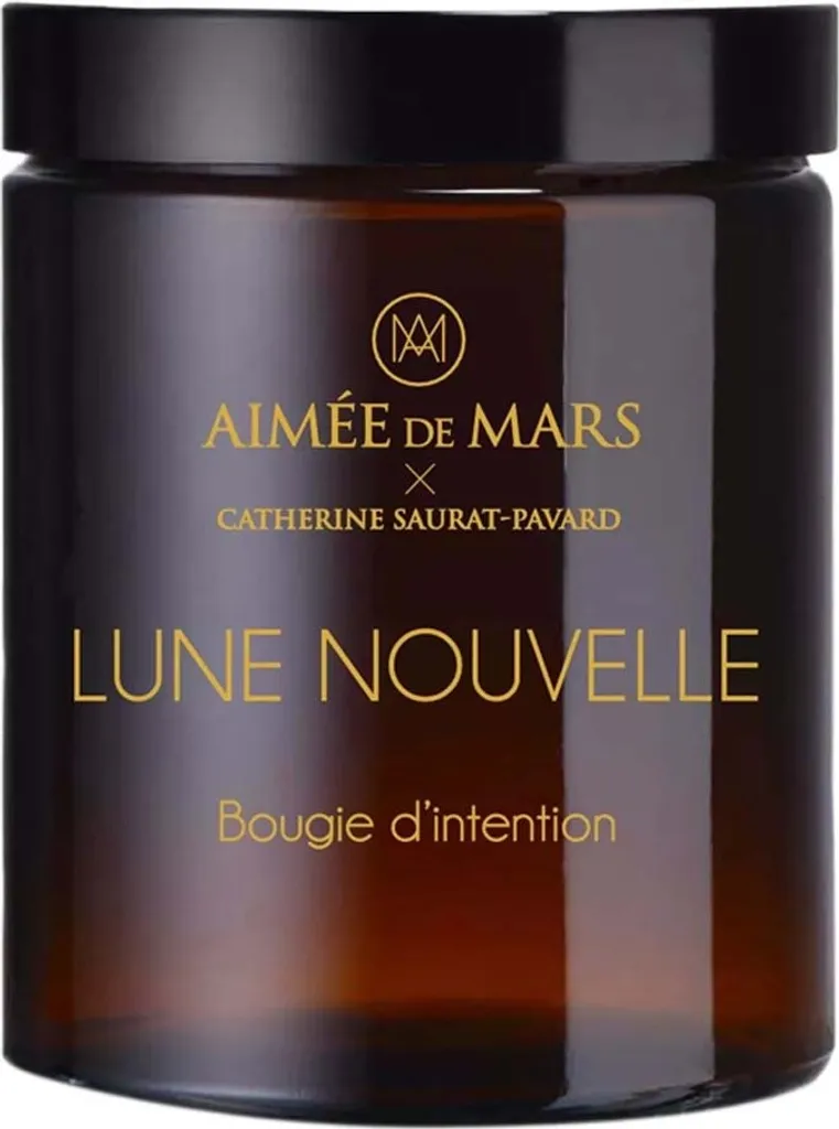 Bougie parfumée artisanale Lune nouvelle 150g pour décoration maison