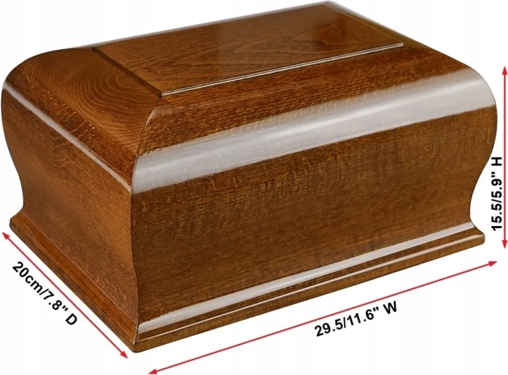 Urne en bois pour cendres de vos proches, idoine pour columbarium