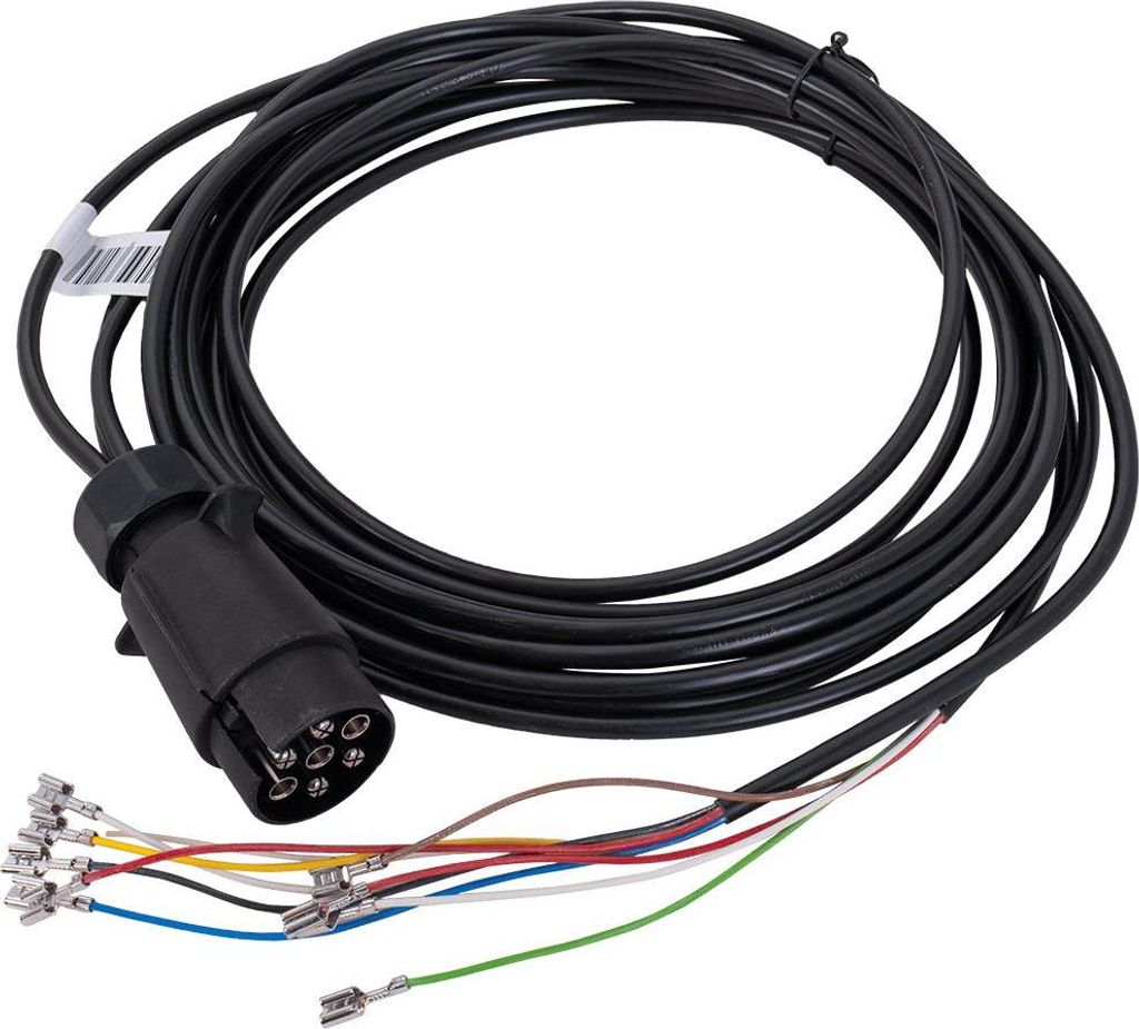 MANTES Anhängerkabelbaum 4 m 7-Pin 4 m 12 V 7-Pin universal Produktbild 
