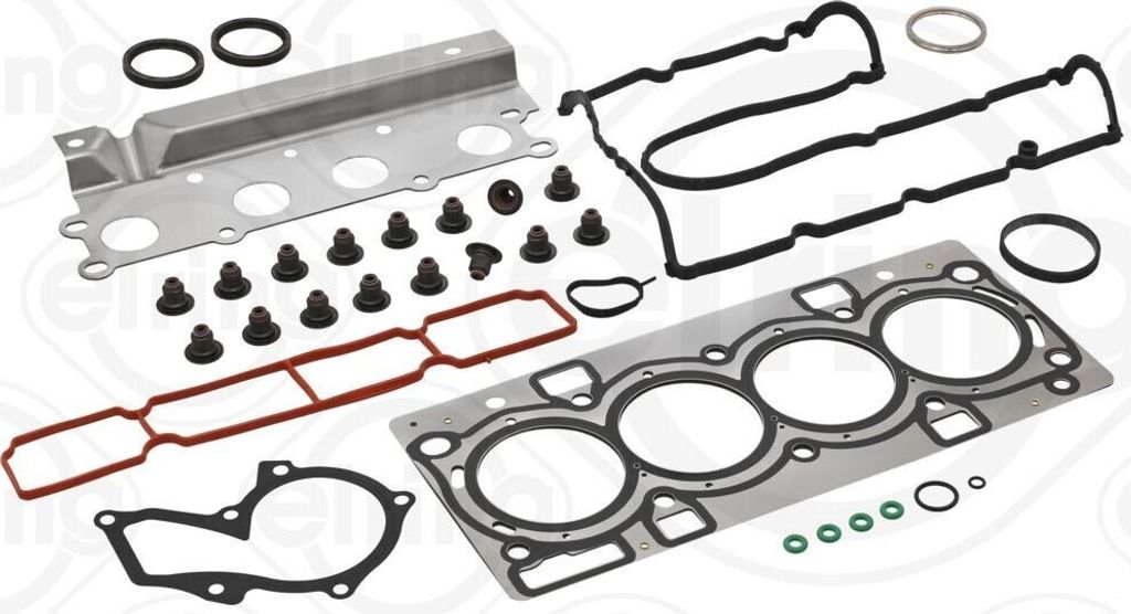 ELRING 389.981 Zylinderkopf Dichtungssatz für FORD Fiesta Mk6 Schrägheck (JA8, JR8) FOCUS III Turnier Kuga Mk2 (DM2) MONDEO IV Turnier (BA7) S-MAX