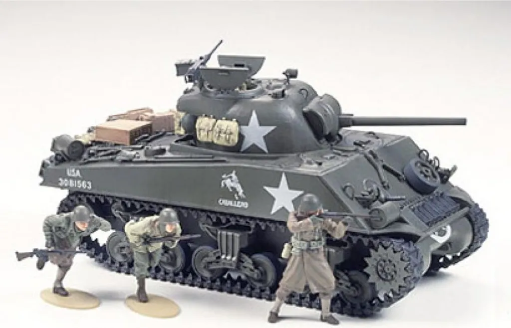 Kit Maquette Sherman M4A3 Tamiya 1:35 : Montage Facile et Précis