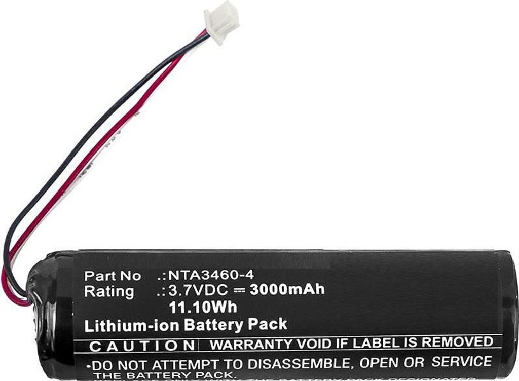 CoreParts MBXBPH-BA023, Babyphone-Akku, Schwarz, Philips, Avent SCD630/37, Avent SDC630, Einfarbig, Lithium-Ion (Li-Ion)