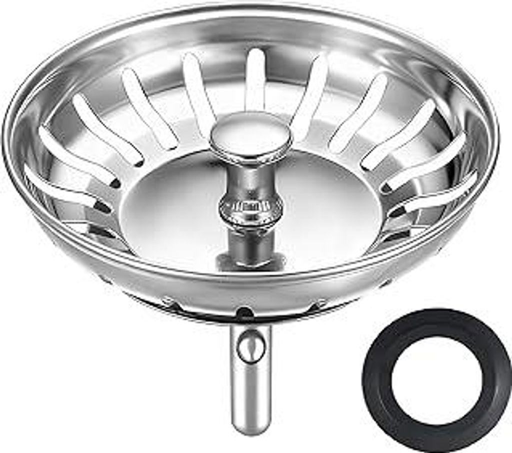 Küchenspülen Abflussstopfen mit sieb Ø 79/80 mm, Spülbecken stöpsel, Siebkörbchen und Abflusssieb spüle küche, Franke Blanco spüle zubehö...