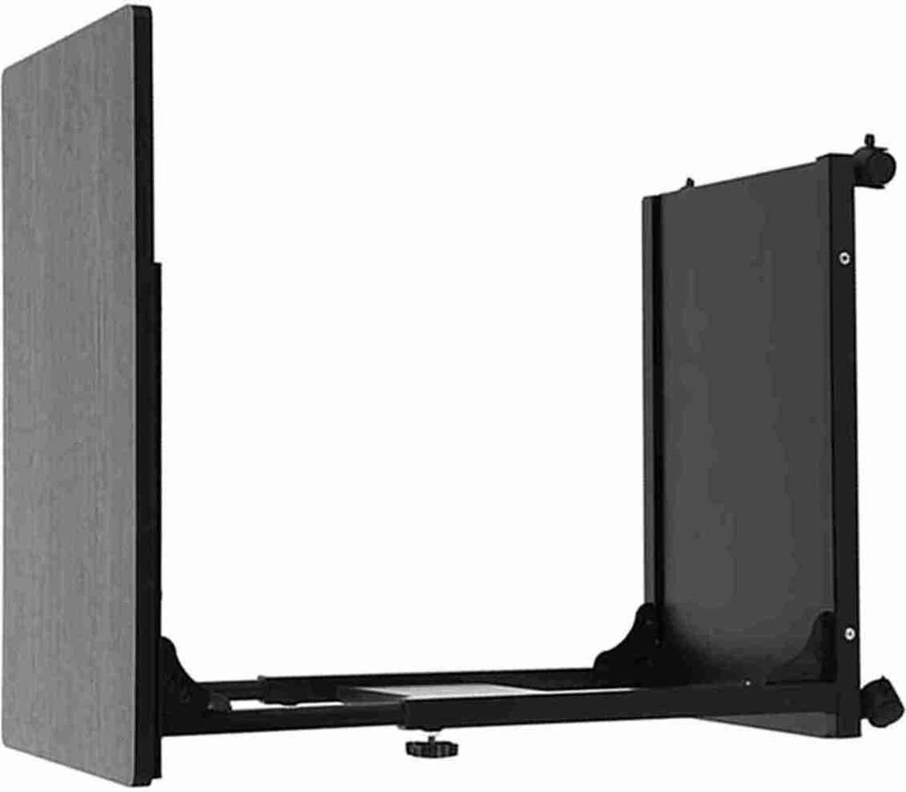 Tragbarer multifunktionaler abnehmbarer Laptop-Schreibtisch mit Rädern Bett Sofa Bücher Schwarz